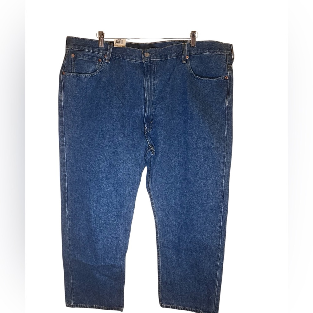 Levi's Men's 505 Regular Fit Jeans Big & Tall 48x30 Medium Wash NEW